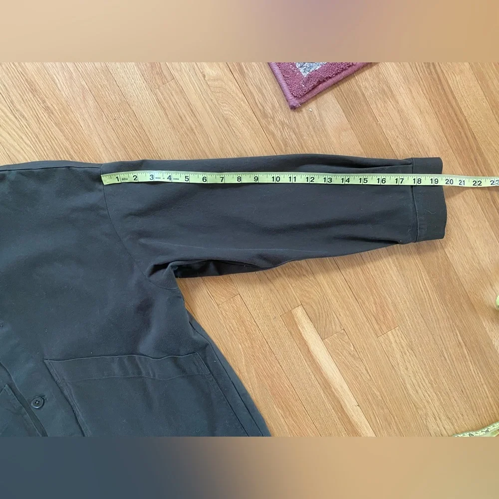 7115 by szeki Signature Panel Pockets Shirt Jacket - Cotton Edition - Deep Olive - Picture 9 of 12